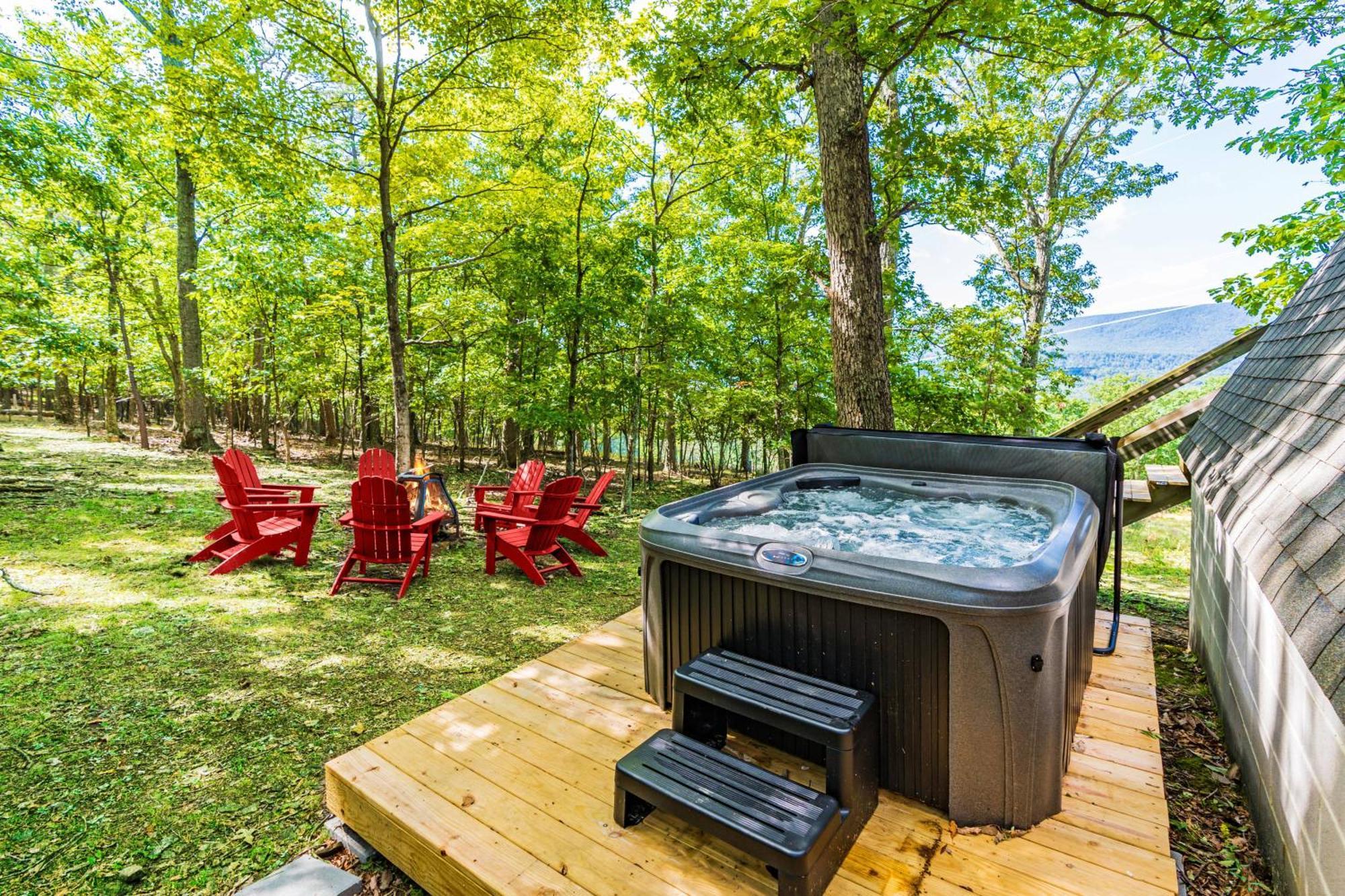 Great Views! A-Frame W Hot Tub, Grill & Fire Pit Vila Morton Grove Exterior foto